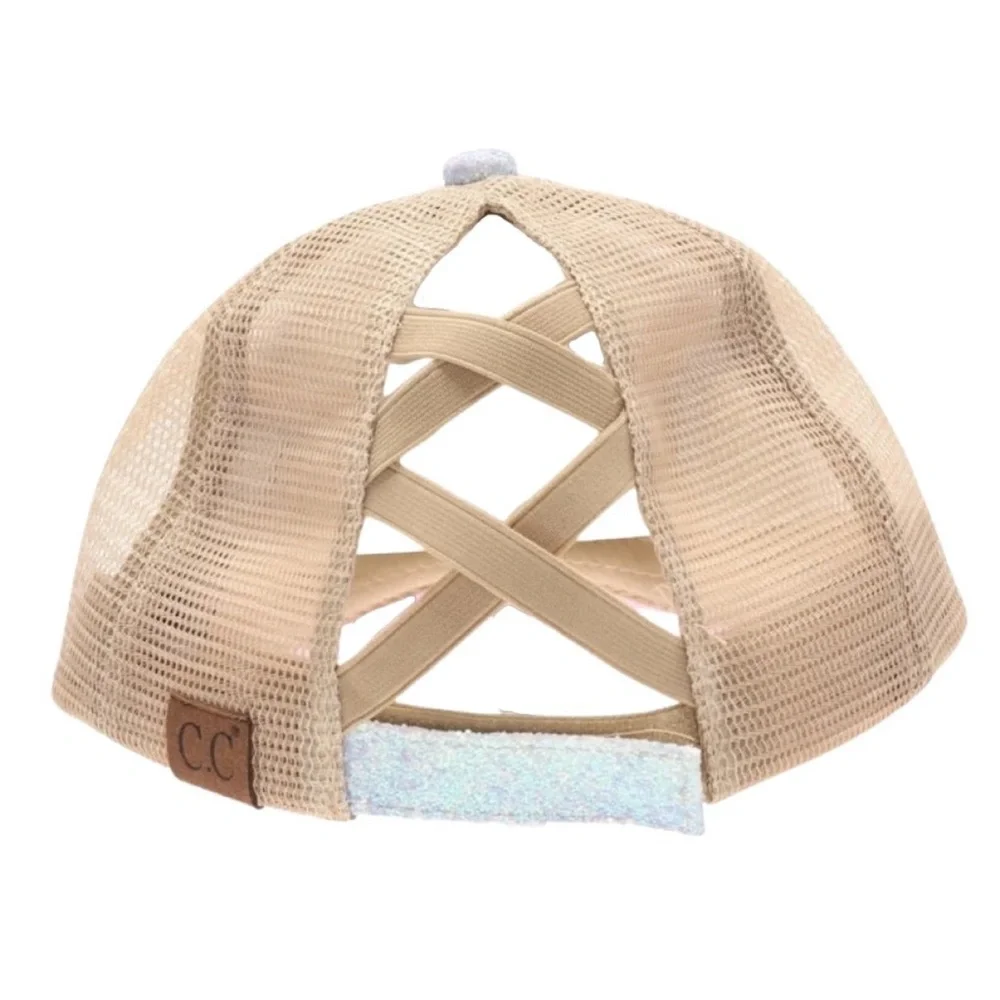 C.C. Brand Pontytail Hat NWT